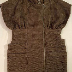 Anthropologie Luii Short Sleeve Thick Knit Jacket